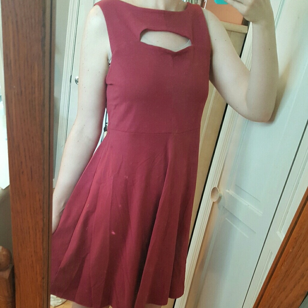 NWT Red swing dress